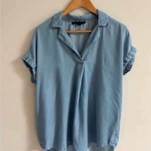 Jane + Delancey Casual Chambray Women's Top